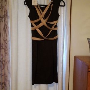 Black dress with amazing strap design in back